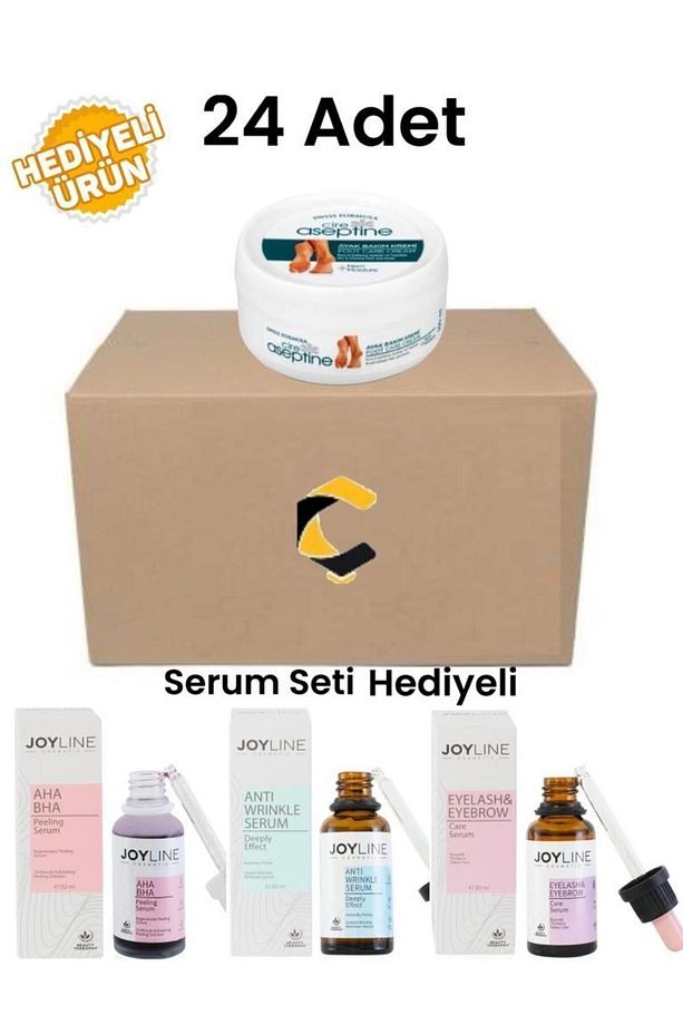 Ayak Bakım Kremi 150 ml 24 Adet+Joy Line 3'lü Set - 1