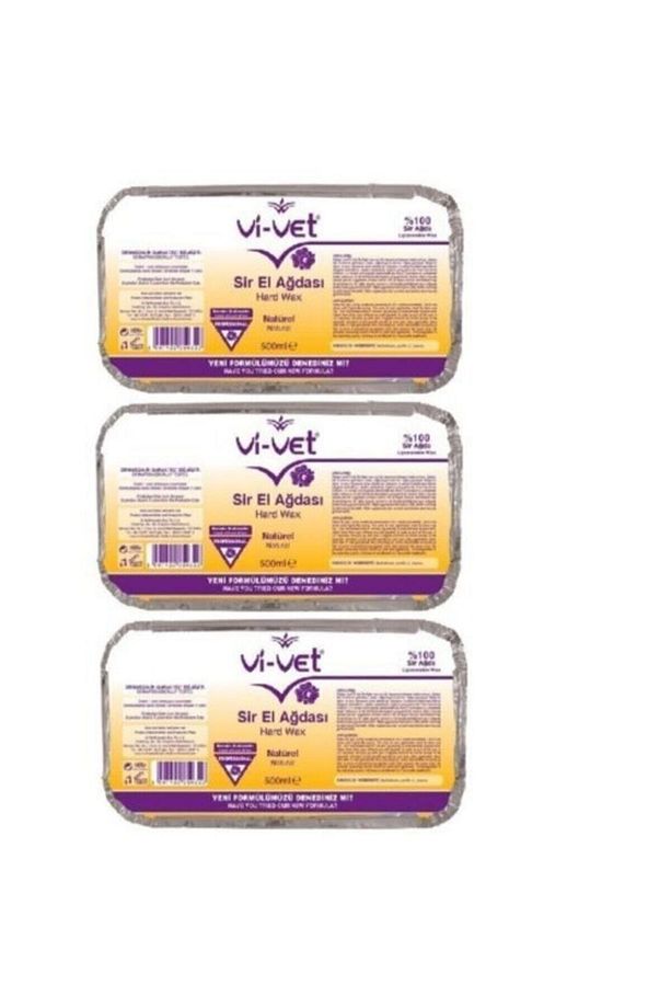 Vivet Sir Ağda Kalıp Naturel(SARI) 400gr. *3adet - 2