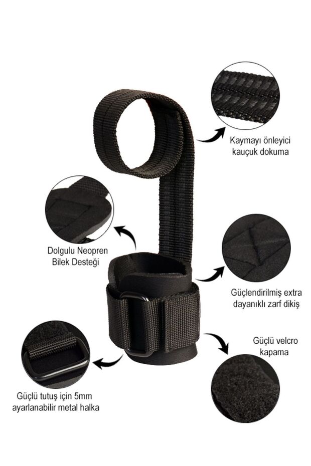 Pro Lifting Straps Siyah - 2