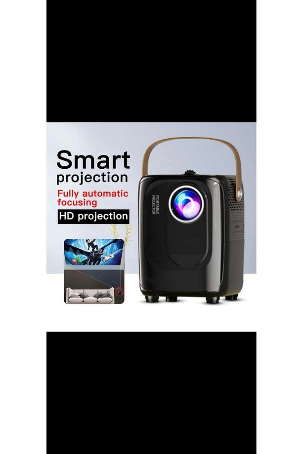 Projeksiyon SMART FULL HD Android 5G Projektör tasına bilir  Wi-Fi Bluetooth destekli - 2