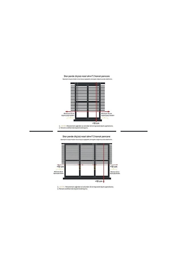 Ithal Bambu Beyaz Stor Perde Etek Dilimsiz - 2