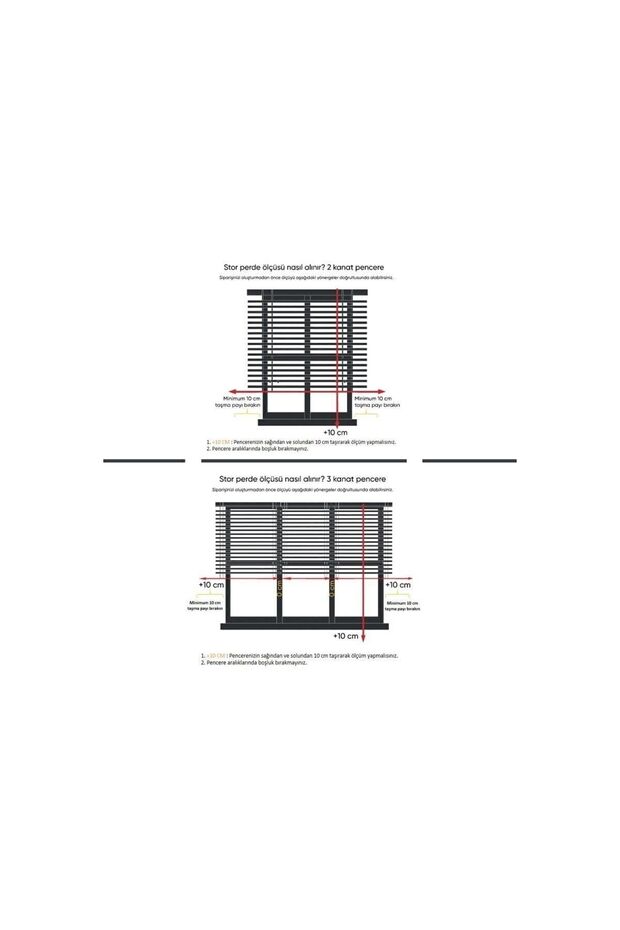 Ithal Bambu Açık Gri Stor Perde Etek Dilimsiz - 2