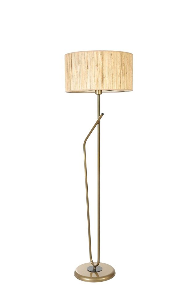 ALFA ESKİTME LAMBADER SİLİNDİR BAMBU 010 ABAJURLU - 1