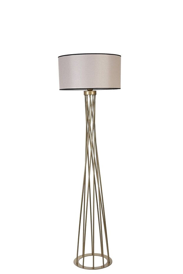 HAVİN ESKİTME LAMBADER SİLİNDİR AÇIK HASIR ABAJURLU - 2