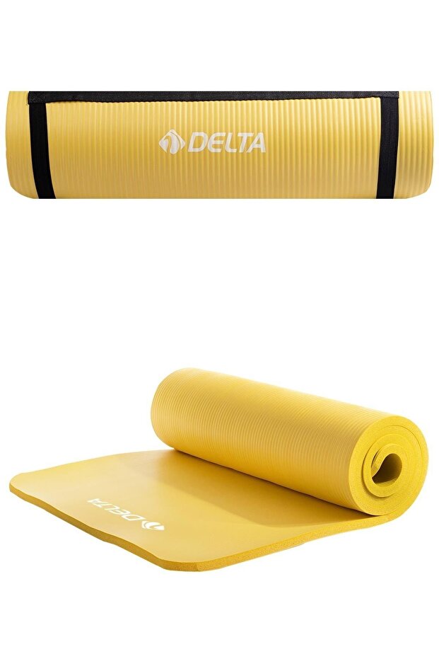 Comfort Floor Pilates Mat Yoga Mat with 10 mm Carrying Strap