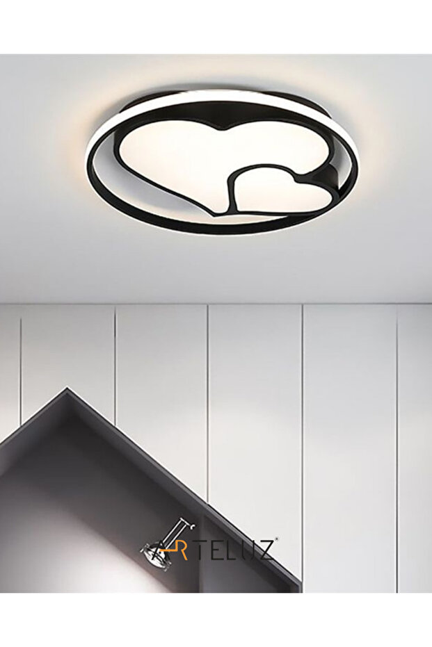 Modern Kalp Model Tavan Led Avize - 7