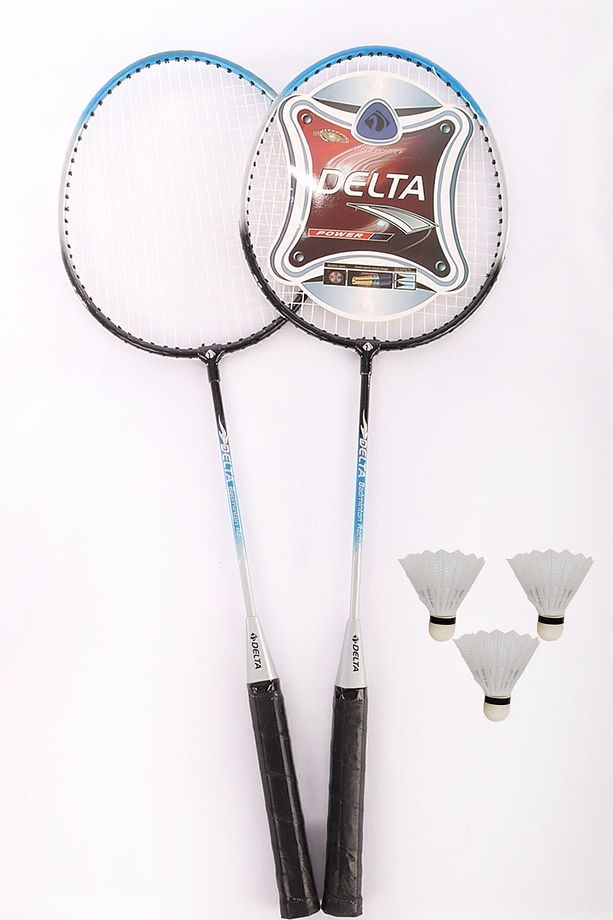 2 Adet Badminton Raketi İle 3 Adet Badminton Topu Ve Deluxe Badminton Çantası Çiftler İçin Set - 1