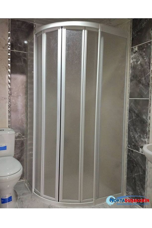 100x100 Oval Teknesiz Mika Duşakabin Nd407 - 3