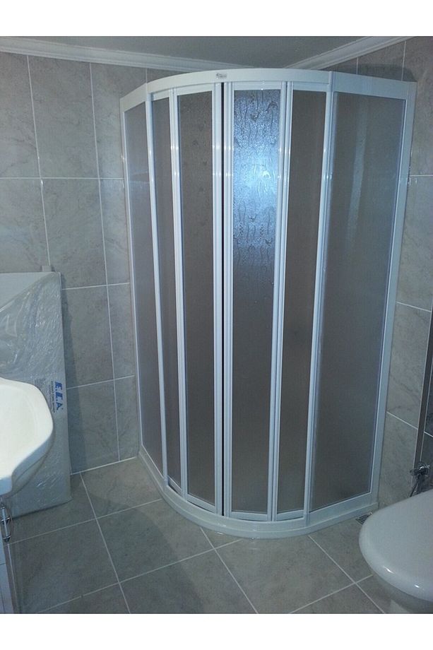 100x100 Oval Teknesiz Mika Duşakabin Nd407 - 4