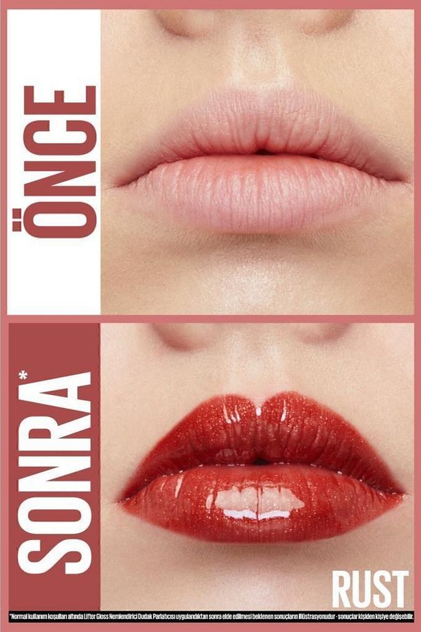 Super Stay Matte Ink Likit Mat Ruj 70 Amazonian & Lifter Gloss Dudak Parlatıcısı 016 Rust - 5