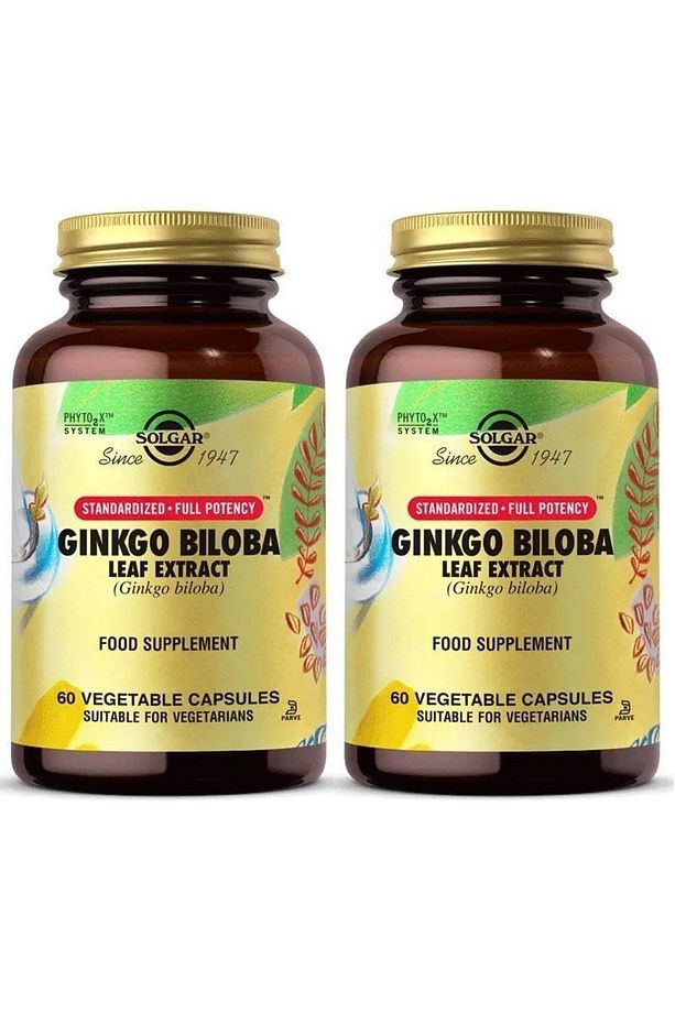 Ginkgo Biloba Leaf Extract 60 Kapsül 2 Adet - 1