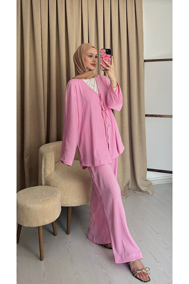 Kimono and Trousers Set - Anna