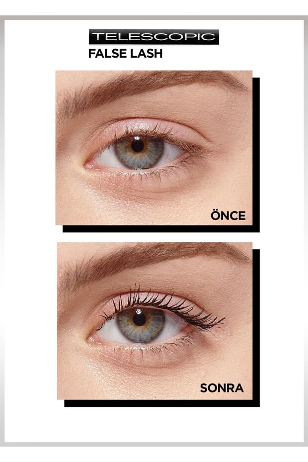 Paris False Lash Telescopic Fiber Siyah Maskara - 2