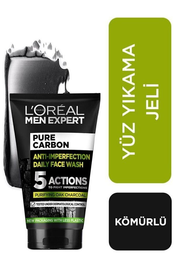 Erkek Komple Bakım Seti Kömürlü Yüz Yıkama Jeli 100ml + Total Clean Duş Jeli 300 Ml+ Roll On - 2