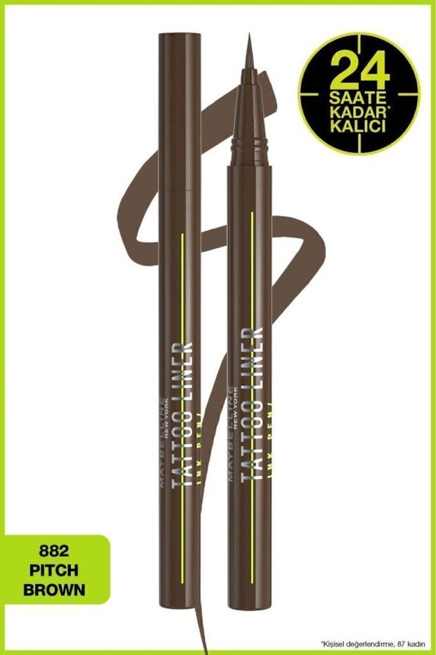 Tattoo Liner Ink Pen - Pitch Brown