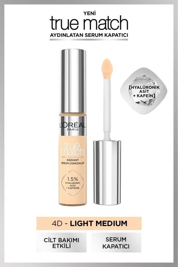 True Match Aydınlatan Serum Kapatıcı - 4d Light Medium 11 ml - 1