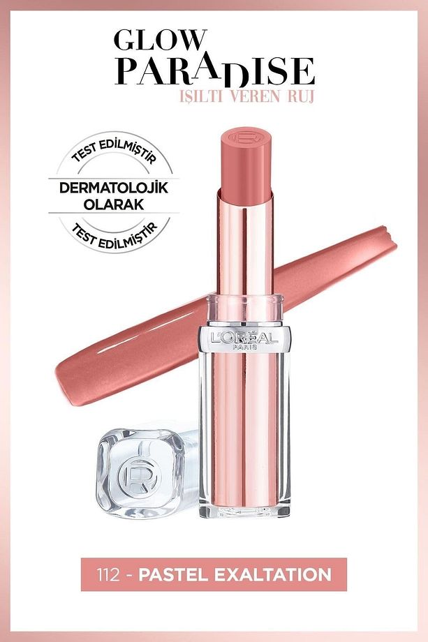 L'oréal Paris Color Riche Shine Ruj 112 Only In Paris - Pembe - 1