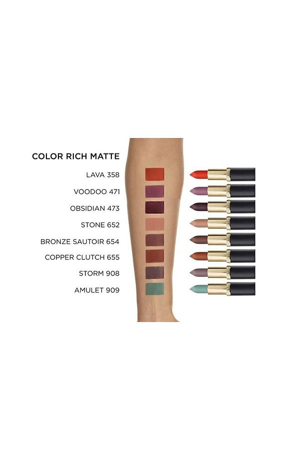 L'oréal Paris Color Riche Matte Addiction Ruj 908 Storm - Gri/lila - 3