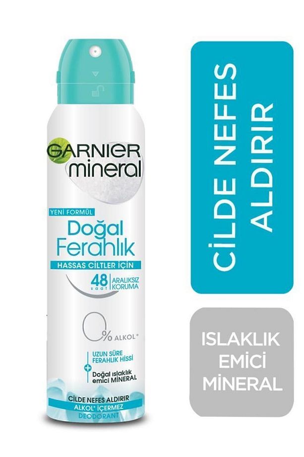 Mineral Doğal Ferahlık Sprey Deodorant 150 ml - 1