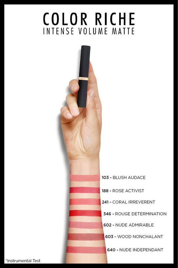 L'Oréal Paris Color Riche Intense Volume Matte Ruj - 103 Blush Audace - 7