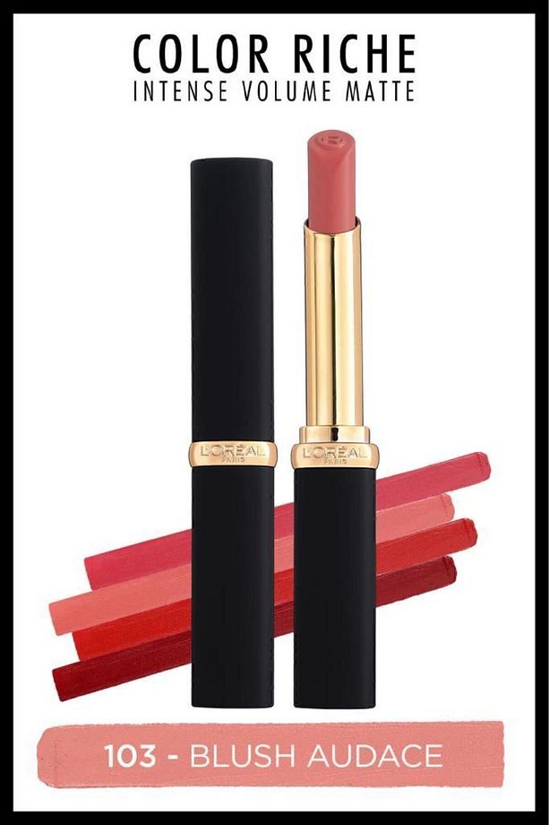 L'Oréal Paris Color Riche Intense Volume Matte Ruj - 103 Blush Audace - 1