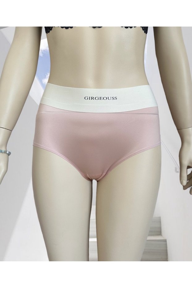 Alina Seamless Non-Marking High Waist Premium Quality Light Slip with Writing on the Waist