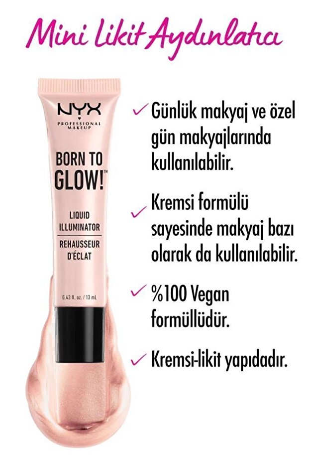 Mini Likit Aydınlatıcı- Born To Glow Lıquıd Illumınator 13 Ml Sunbeam 800897845995 - 2