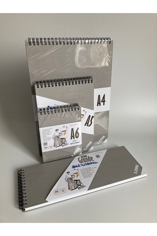 Experto 200gr 4lü Set A5-a4-a6-grande (SKETCHBOOK) Eskiz Defteri - 1