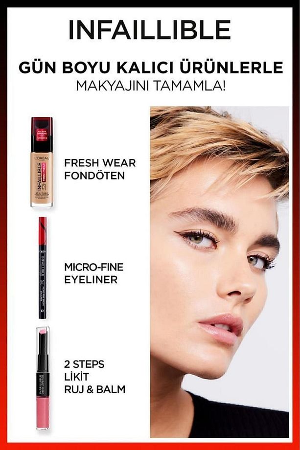 L'oréal Paris Infaillible 36h Grip Micro Fine Eyeliner 04 Dew Berry - 7