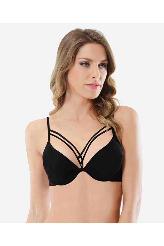 NBB Lightweight Supported Decolt Striped Underwire Bra -3696