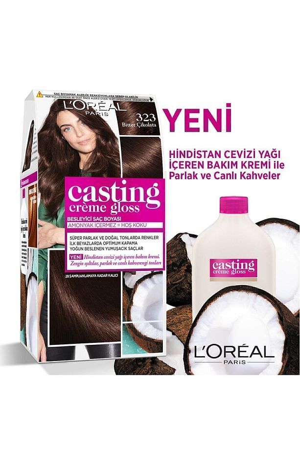 Saç Boyası - Casting Creme Gloss 323 Bitter Çikolata 3600523302932 - 2