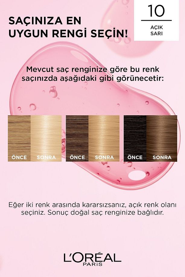 Excellence Creme Saç Boyası 10 Açık Sarı - 8