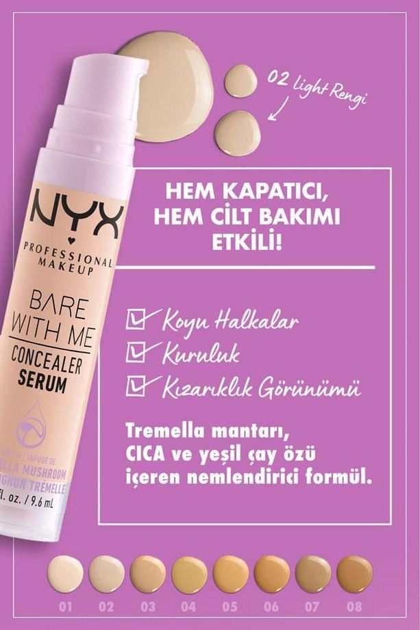 Bare With Me Kapatıcı Serum 02 Light & The Brow Glue Instant Brow Styler - Kaş Sabitleyici Maskara - 4