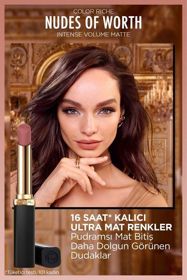 Color Riche Intense Volume Matte Ruj - 570 Worth It (Intense) - 3