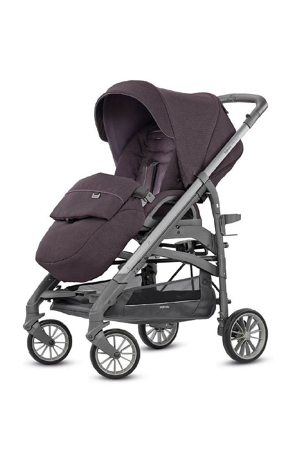 Inglesina Trilogy Tek El Tek Hamle ile Katlanıp Açılan Çift Yön Bebek Arabası - Marron Glace - 1