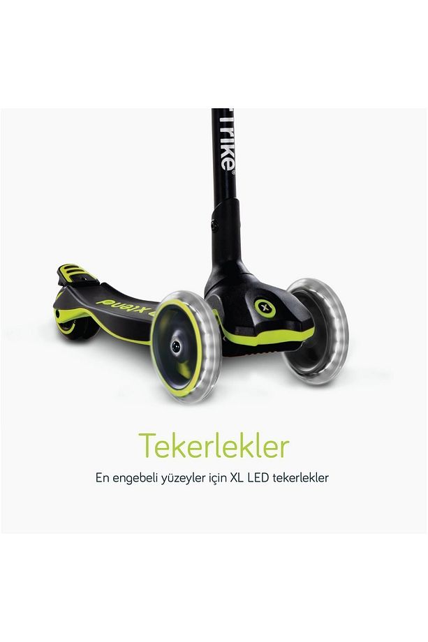 Xtend Büyüyebilen Ride On Scooter (1 - 12 Yaş) - Lime - 6