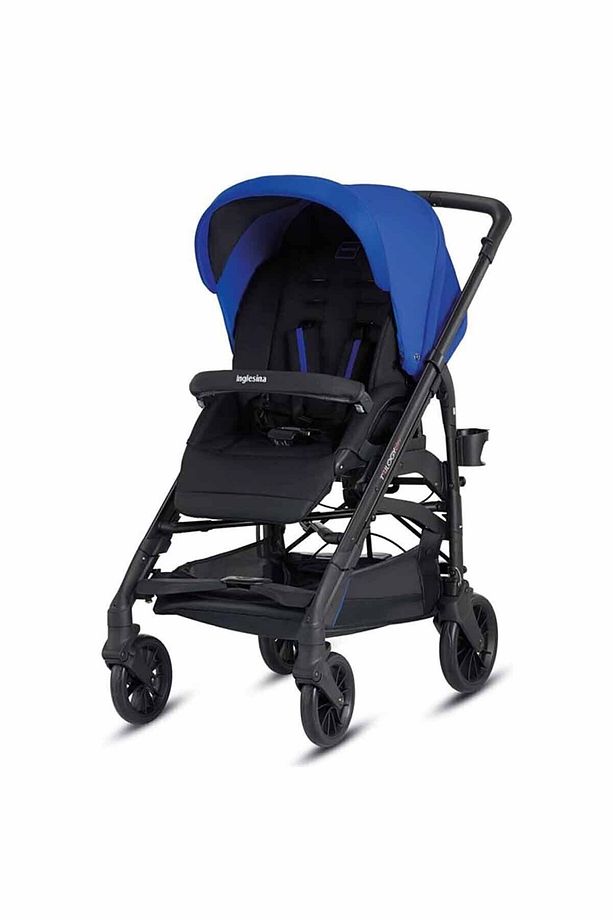 Trilogy Tek El Tek Hamle Ile Katlanıp Açılan Çift Yön Bebek Arabası - Splash Blue - 1