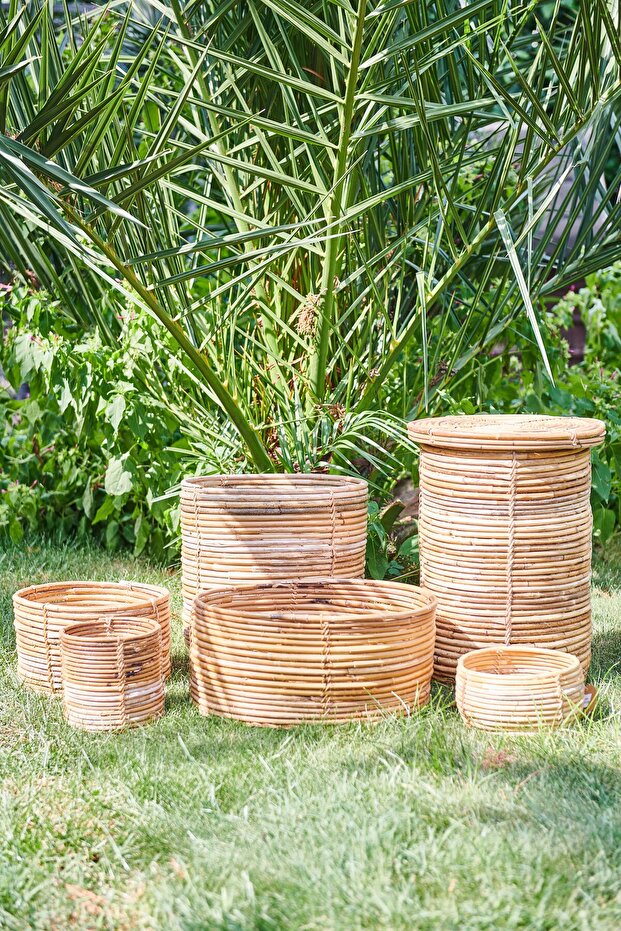 Sepet,bambu Oval Büyük - 1