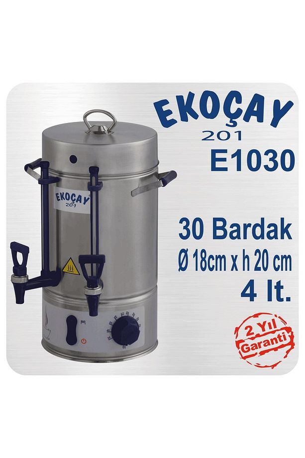 Ekoçay Çay Makinesi 30 Bardak Semaver - 1