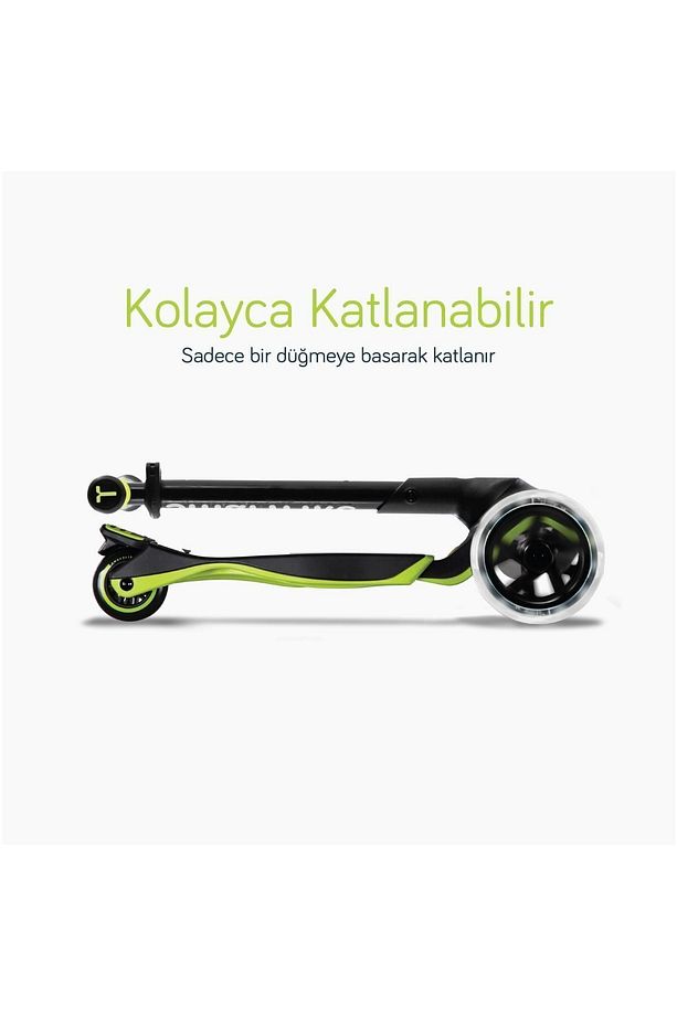 Xtend Büyüyebilen Ride On Scooter (1 - 12 Yaş) - Lime - 8
