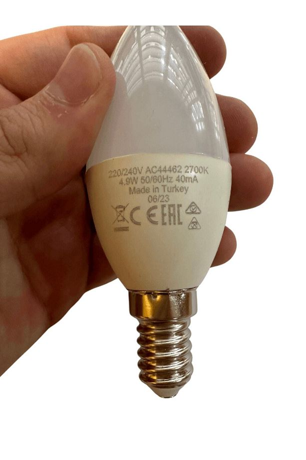 4.9W (40W) E14 Duy 2700K Sarı (5 Adet) - 6