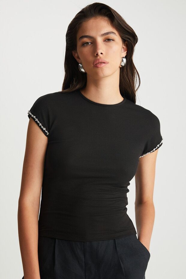 Siyah Modal Tişört - 1