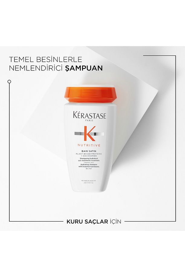 Bain Satin Nutritive Kuru Saçlar İçin Protein İçerikli Şampuan 250ml/563366-74 - 1