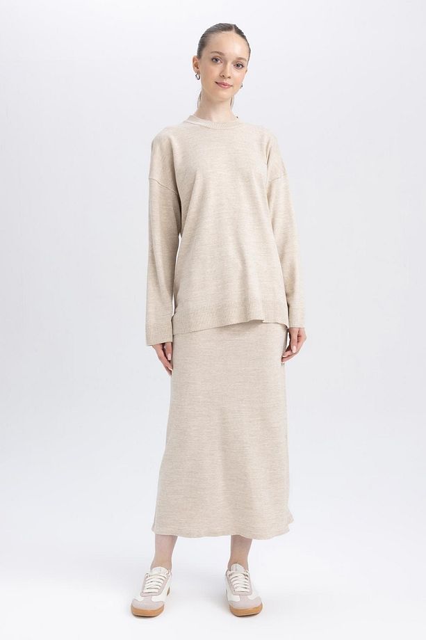 Regular Fit Bisiklet Yaka Kazak Tunik A9803ax23wn - 2