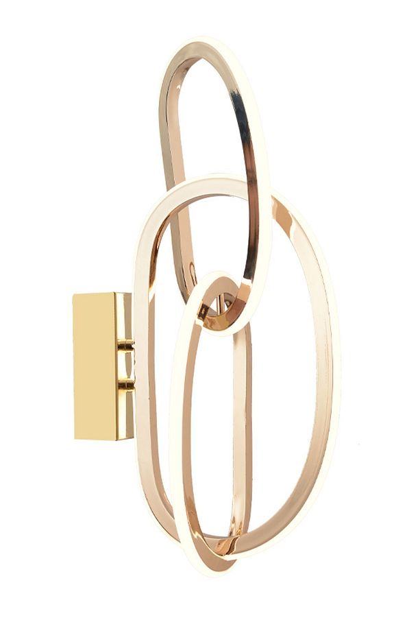 Cara Gold Kaplamalı 66 Watt Ledli Yatak Başı , Salon Led Aplik - 2