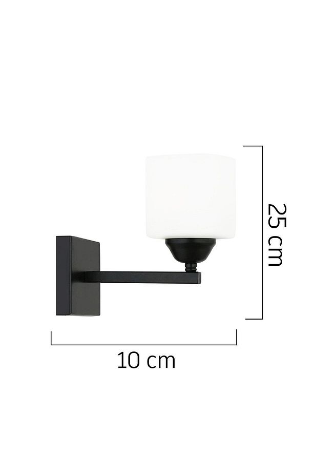 Minel Siyah Duvar Lambası Yatak Odası-Yatak Başı-Banyo İçin Modern Aplik - 3