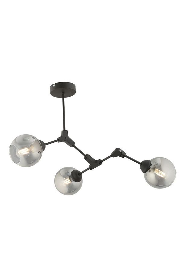 BÜRKE 3LÜ AVİZE SİYAH Modern Koridor Yatak Odası Salon Avize - 3