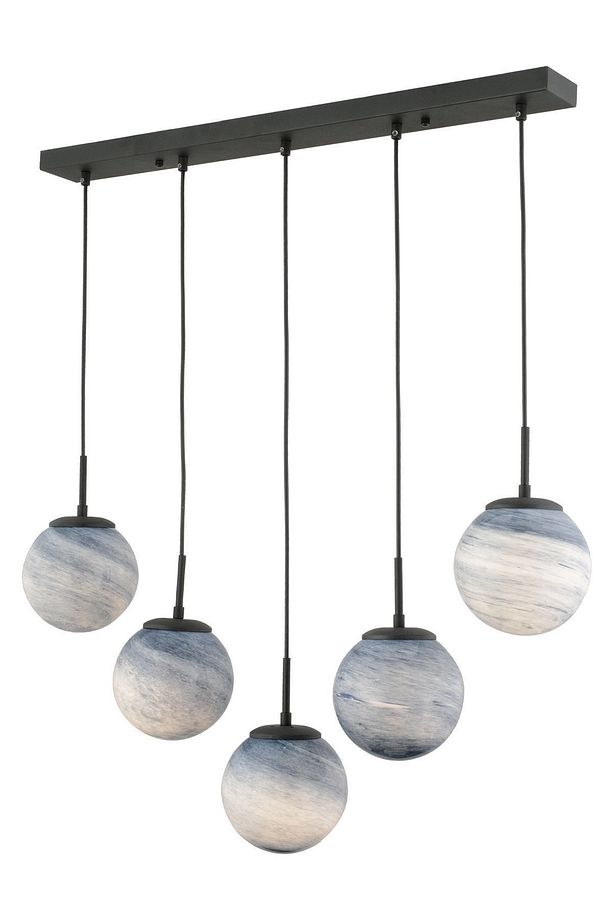 EFSER 5Lİ SIRALI AVİZE Modern Oturma Odası Salon Sarkıt Avize - 3