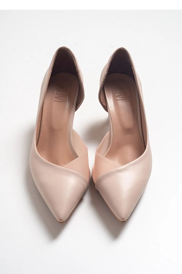 Orthopedic Sole Women's Leather Comfortable Heeled Shoes