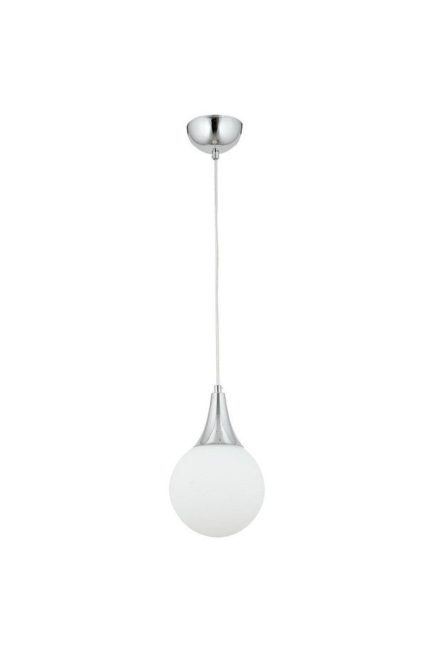 Damla Tekli Yuvarlak Krom -Led Ampul  Dahil Modern Koridor Mutfak Salon Sarkıt Avize - 4